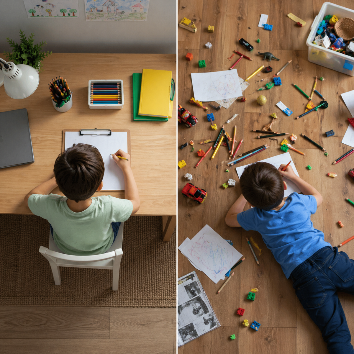 free play vs homework