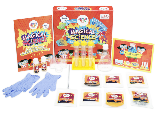 MAGICAL SCIENCE EDUCATIONAL ACTIVITY KIT 3 IN 1 SCIENCE EXPERIMENT geniusbox.in