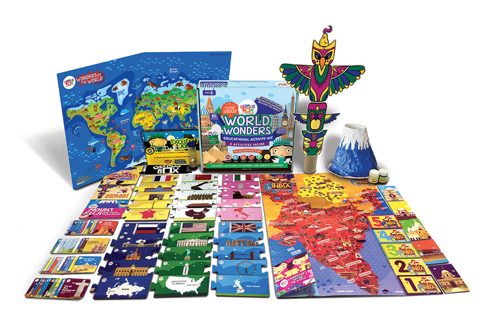 WONDER WORLD 全13巻セット WORLD WONDERS | EDUCATIONAL ACTIVITY KIT | 5 ACTIVITIES INSIDE