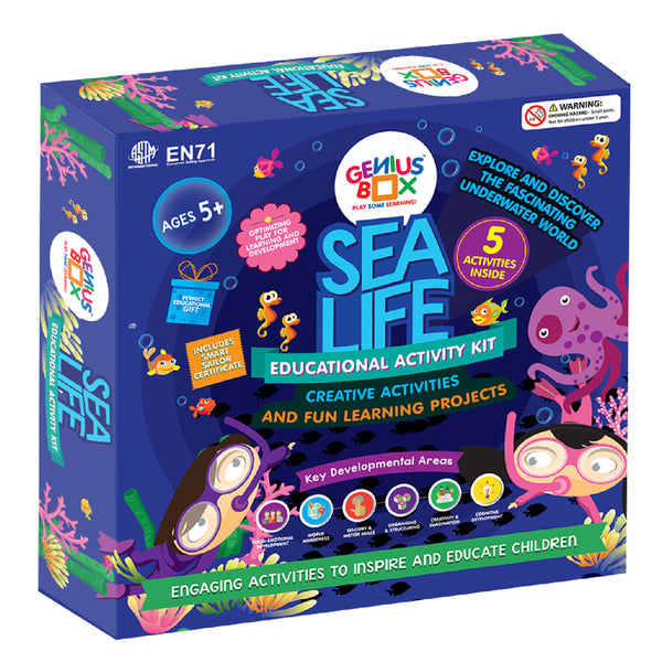 sea life educational activity kit